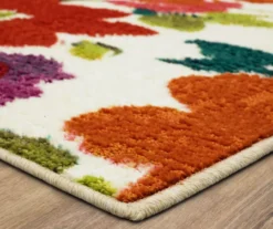 Mohawk White & Jewel-Tone Bright Floral Area Rug -Carpet Promotion 810600624 A8 1 1
