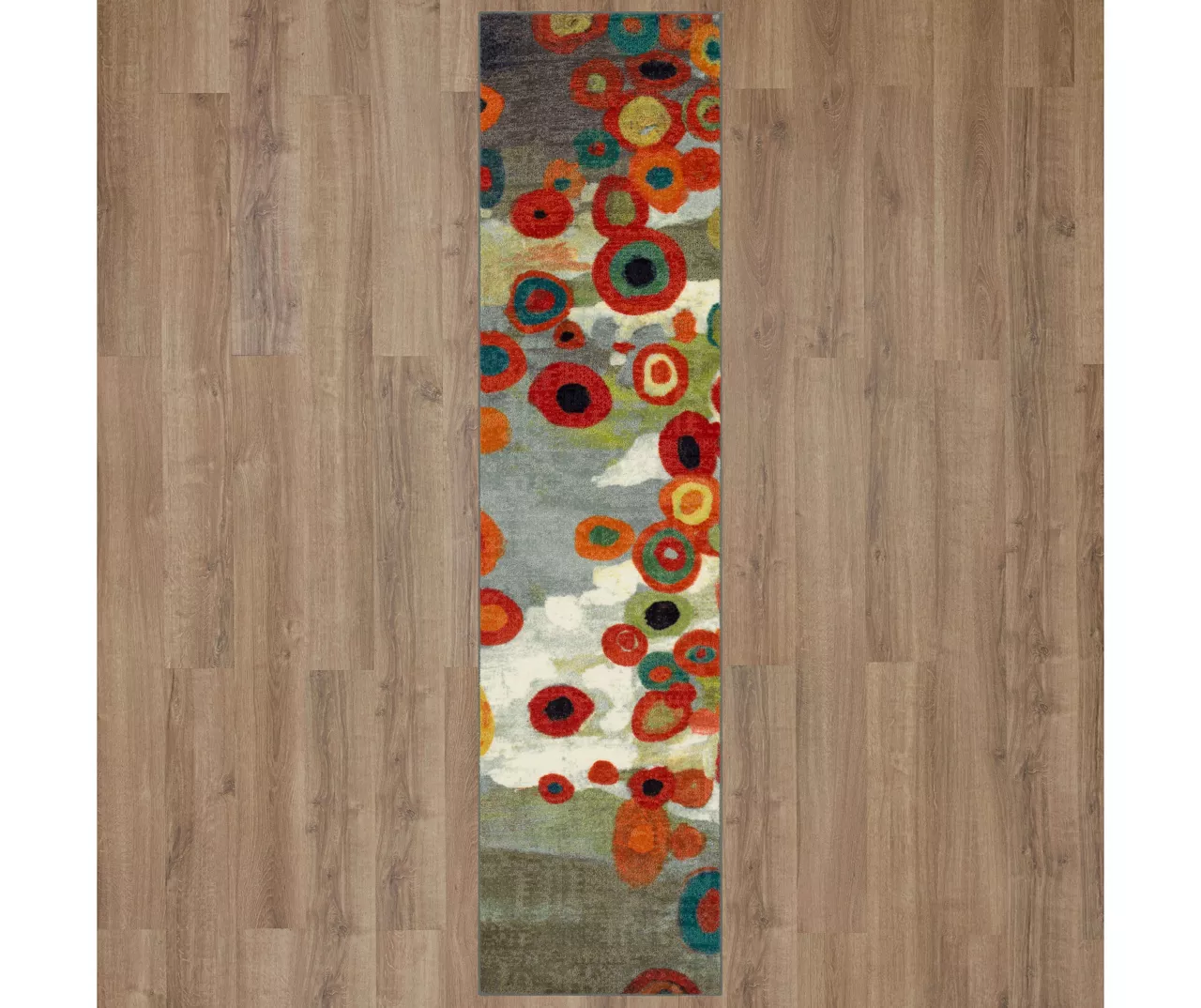 Mohawk Tossed Floral Orange & Multi-Color Area Rug 13 Mohawk Tossed Floral Orange & Multi-Color Area Rug - Image 13