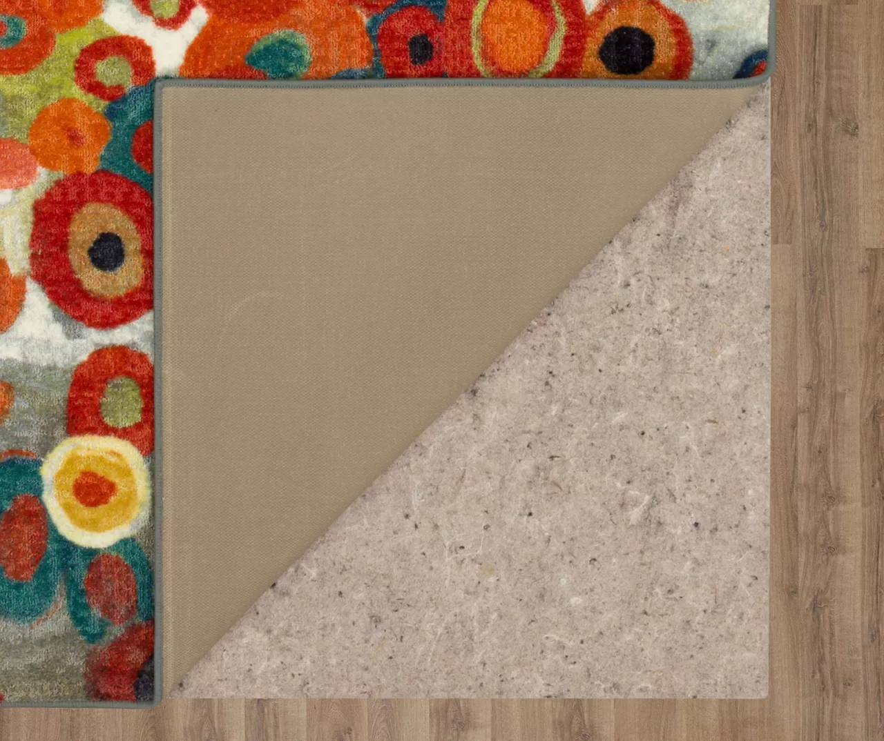 Mohawk Tossed Floral Orange & Multi-Color Area Rug 20 Mohawk Tossed Floral Orange & Multi-Color Area Rug - Image 20