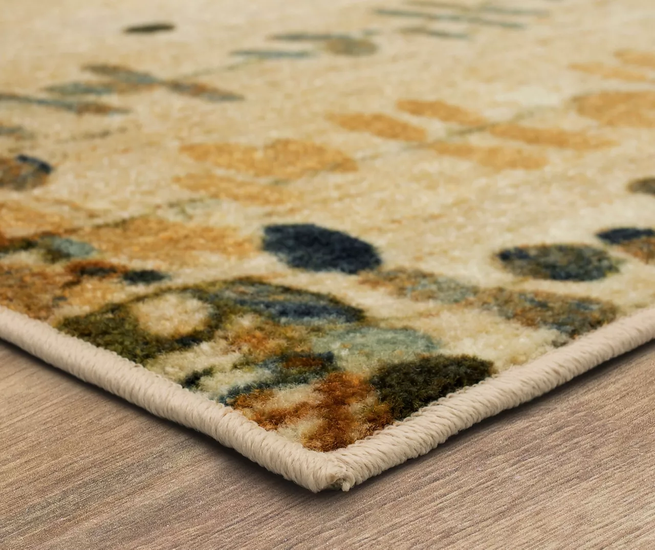 Trailing Vines Beige & Green Botanical Area Rug, (5' X 7') 2 Trailing Vines Beige & Green Botanical Area Rug, (5' X 7') - Image 2