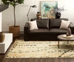 Mohawk Trailing Vines Beige & Green Botanical Area Rug 19 Mohawk Trailing Vines Beige & Green Botanical Area Rug -Carpet Promotion 810600638 A0 3 1