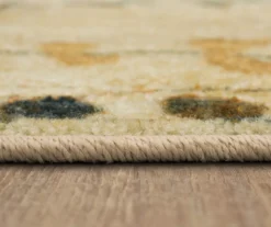 Trailing Vines Beige & Green Botanical Area Rug, (7.5' X 10') -Carpet Promotion 810600638 A8 4