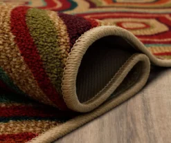 Larache Tan & Multi-Color Arabesque Area Rug, (5' X 8') -Carpet Promotion 810600639 A8 5