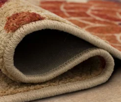 Mohawk Pandora Earth-Tone Floral Area Rug -Carpet Promotion 810600642 A8 5 1