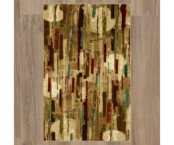 Mohawk Facets Earth-Tone Abstract Streak Area Rug -Carpet Promotion 810600645 A0 2 1