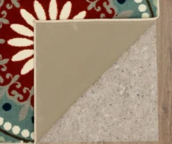 Suzani Blue & Red Medallion Area Rug, (5' X 8') 11 Suzani Blue & Red Medallion Area Rug, (5' X 8') -Carpet Promotion 810600648 A8 2 1