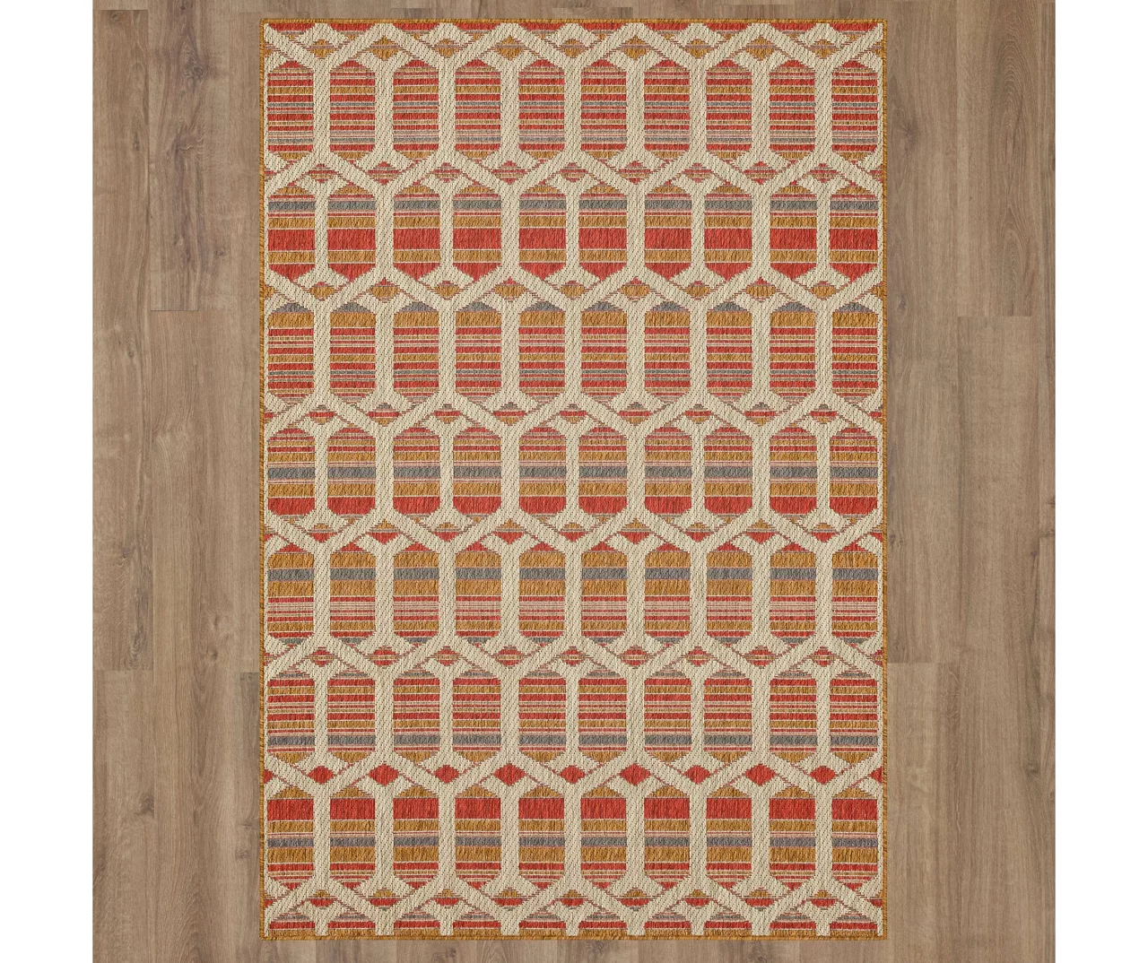 Mohawk Home Cabana Geo Rust Area Rug 20 Mohawk Home Cabana Geo Rust Area Rug - Image 20