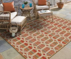 Mohawk Home Cabana Geo Rust Area Rug 34 Mohawk Home Cabana Geo Rust Area Rug -Carpet Promotion 810600658 A0 3