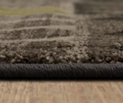 Carlton Lagoon Blue & Brown Abstract Area Rug, (8' X 11') -Carpet Promotion 810600687 A8 4 1