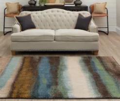 Mohawk Odin Gunmetal & Green Abstract Area Rug -Carpet Promotion 810600700 A0 3