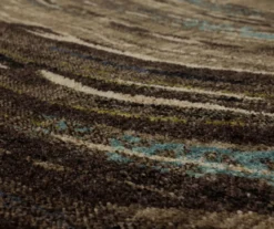 Mohawk Amos Lagoon Blue & Brown Wavy Stripe Area Rug 27 Mohawk Amos Lagoon Blue & Brown Wavy Stripe Area Rug -Carpet Promotion 810600703 A8 3