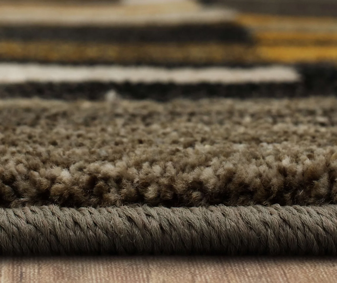 Bacchus Mustard & Gray Color Block Area Rug, (8' X 11') 6 Bacchus Mustard & Gray Color Block Area Rug, (8' X 11') - Image 6