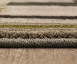 Mohawk Bacchus Lagoon Blue & Taupe Color Block Area Rug -Carpet Promotion 810600707 A8 4