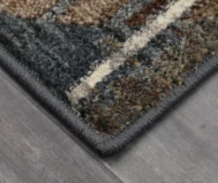 Mohawk Pyramid Lake Taupe & Brown Abstract Area Rug -Carpet Promotion 810600710 A8 1
