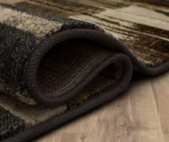 Mohawk Pyramid Lake Taupe & Brown Abstract Area Rug -Carpet Promotion 810600711 A8 5