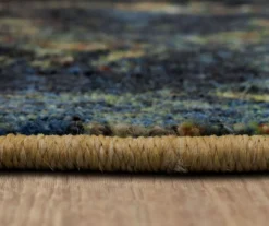 Marble Ink Blue & Green Area Rug, (7.5' X 10') -Carpet Promotion 810600721 A8 4