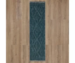 Vado Blue Geometric Area Rug, (2' X 5') -Carpet Promotion 810600723 A0 2 1