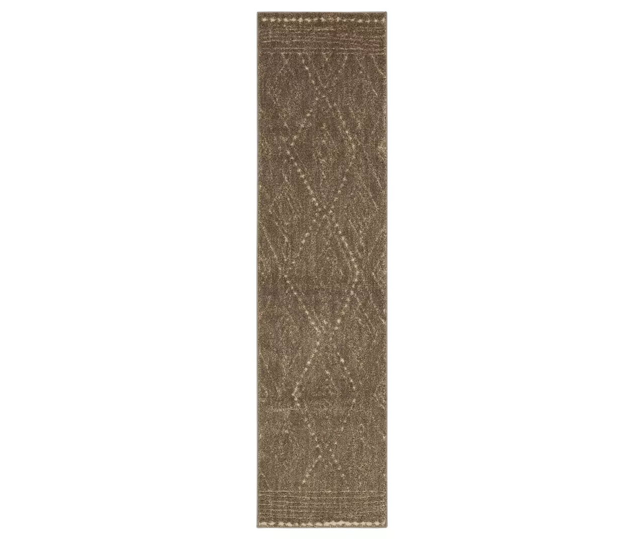 Vado Gray Geometric Area Rug, (2' X 6') 1 Vado Gray Geometric Area Rug, (2' X 6')