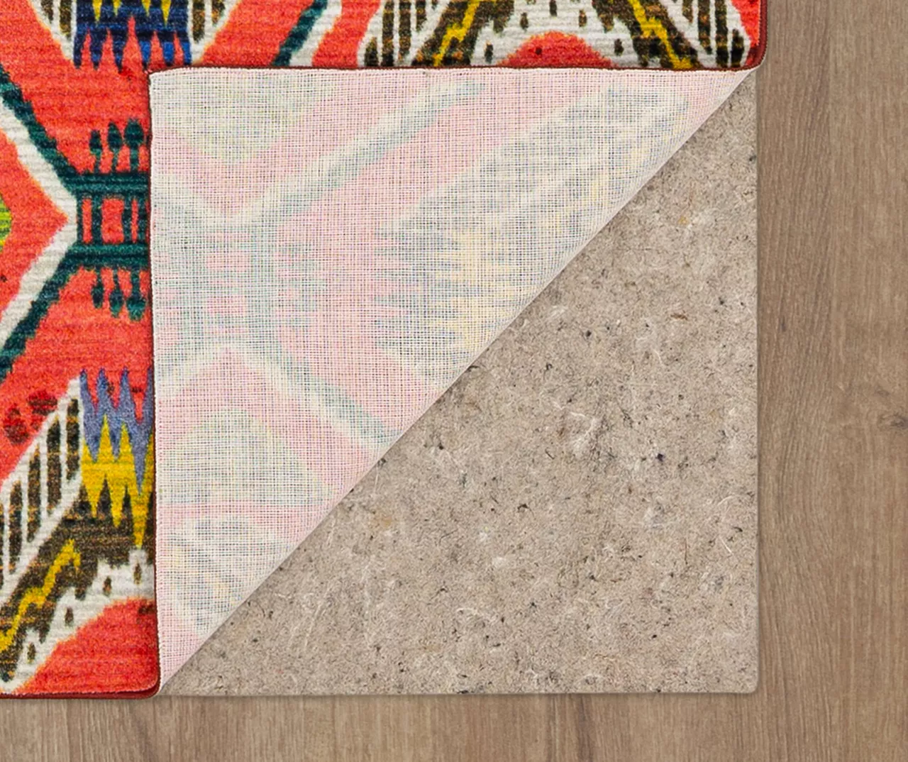 Celinda Red & Black Geo Area Rug, (2.5' X 10') 3 Celinda Red & Black Geo Area Rug, (2.5' X 10') - Image 3