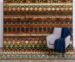 Mohawk Home Gulla Stripe Brown Area Rug -Carpet Promotion 810600772 A0 3