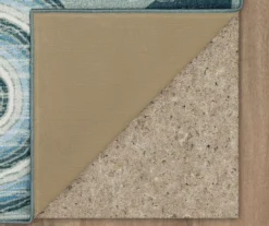 Karah Gray & Blue Circles Area Rug, (7.5' X 10') -Carpet Promotion 810600775 A8 2