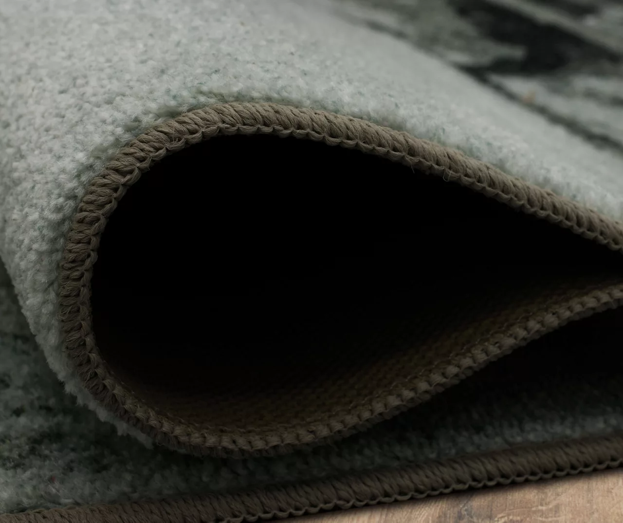 Fusion Gray & Black Abstract Area Rug, (3' X 5') 7 Fusion Gray & Black Abstract Area Rug, (3' X 5') - Image 7