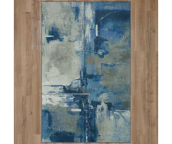 Mohawk Home Fusion Blue Area Rug -Carpet Promotion 810600788 A0 2