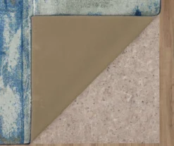 Fusion Blue & Gray Abstract Area Rug, (2' X 5') -Carpet Promotion 810600789 A8 2 1