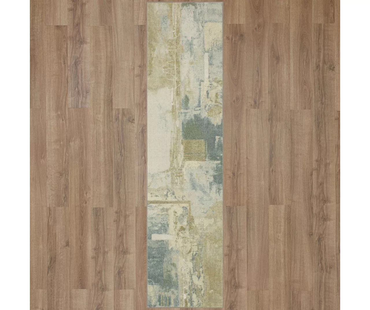 Fusion Tan & Beige Abstract Area Rug, (2.5' X 10') 3 Fusion Tan & Beige Abstract Area Rug, (2.5' X 10') - Image 3