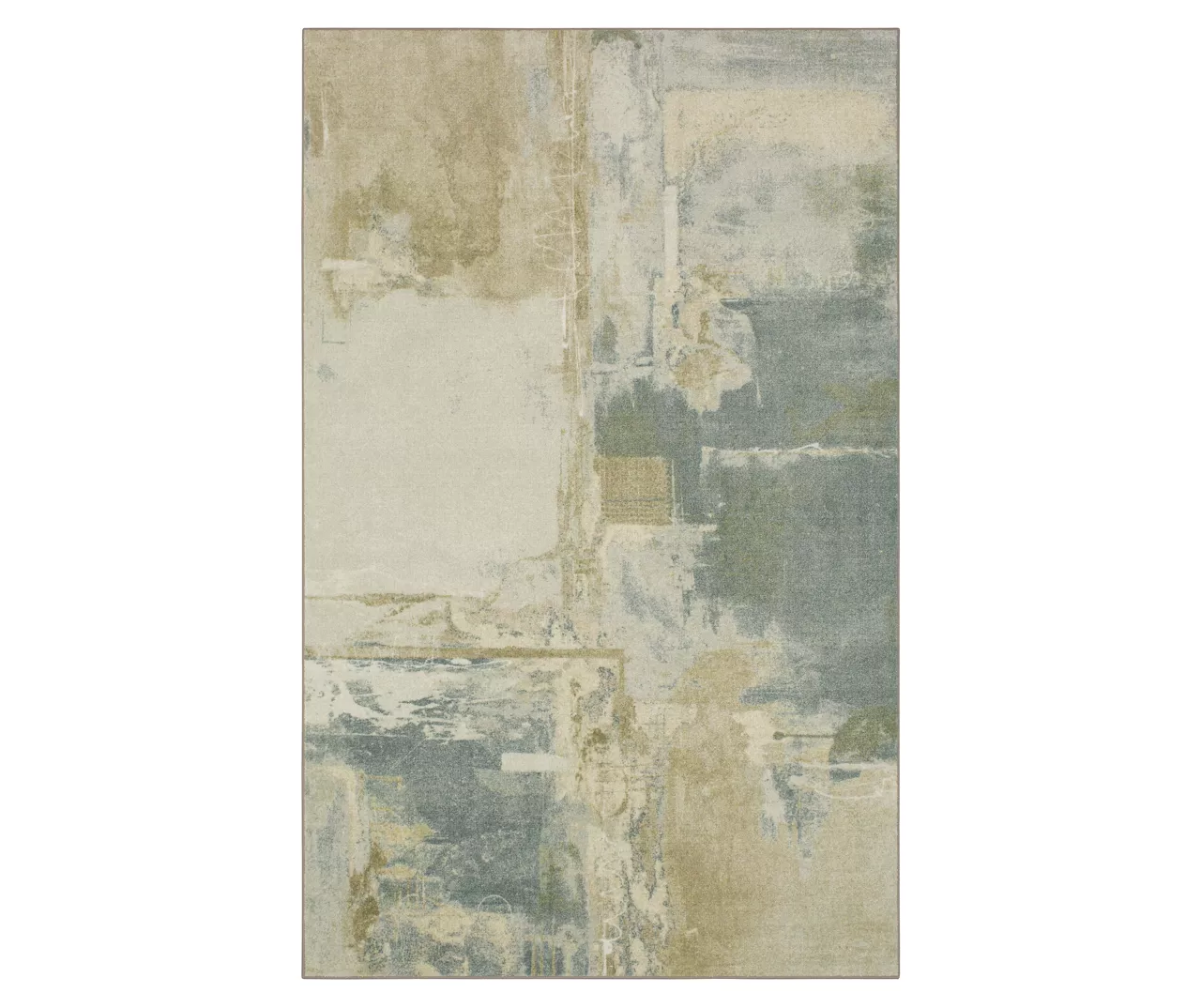 Fusion Tan & Beige Abstract Area Rug, (6' X 9') 1 Fusion Tan & Beige Abstract Area Rug, (6' X 9')