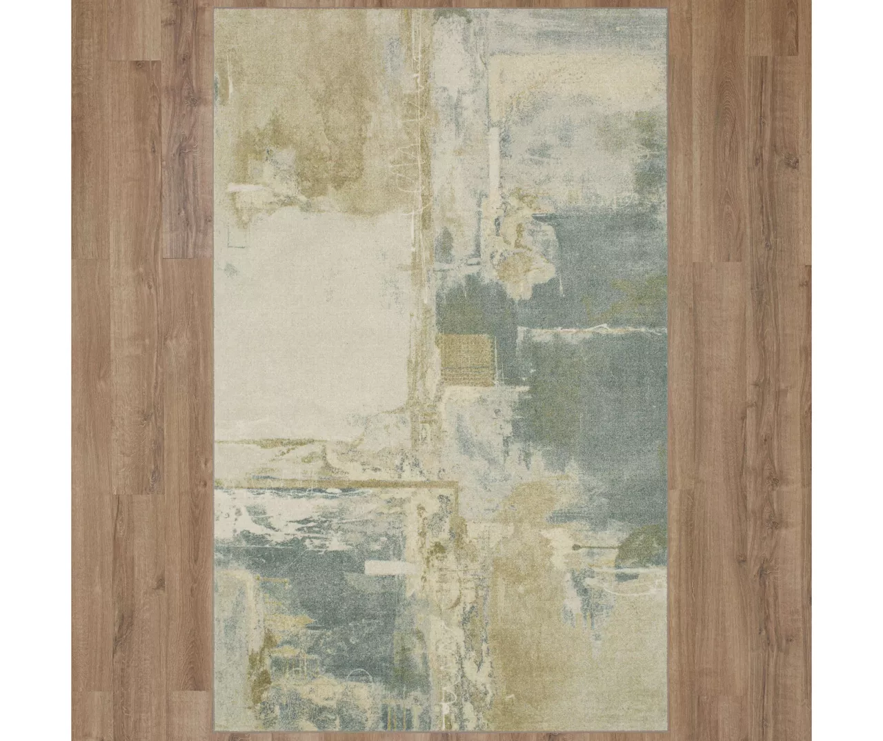 Fusion Tan & Beige Abstract Area Rug, (6' X 9') 3 Fusion Tan & Beige Abstract Area Rug, (6' X 9') - Image 3