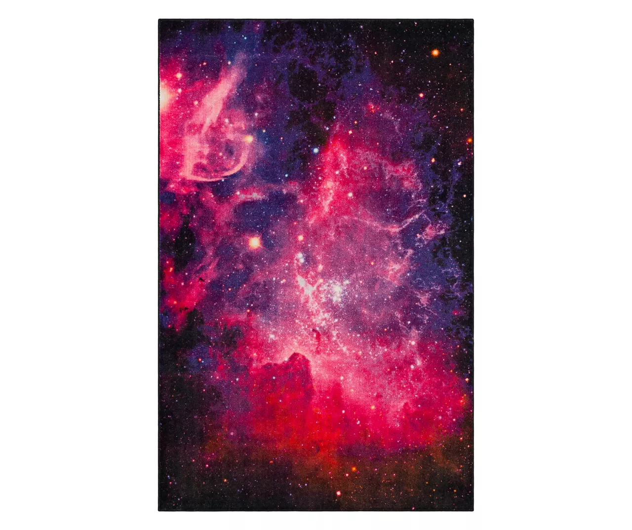 Solar Majesty Purple & Black Area Rug, (5' X 8') 1 Solar Majesty Purple & Black Area Rug, (5' X 8')
