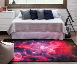 Solar Majesty Purple & Black Area Rug, (5' X 8') 14 Solar Majesty Purple & Black Area Rug, (5' X 8') -Carpet Promotion 810600809 A0 3 1