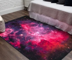 Solar Majesty Purple & Black Area Rug, (5' X 8') 16 Solar Majesty Purple & Black Area Rug, (5' X 8') -Carpet Promotion 810600809 A0 4 1