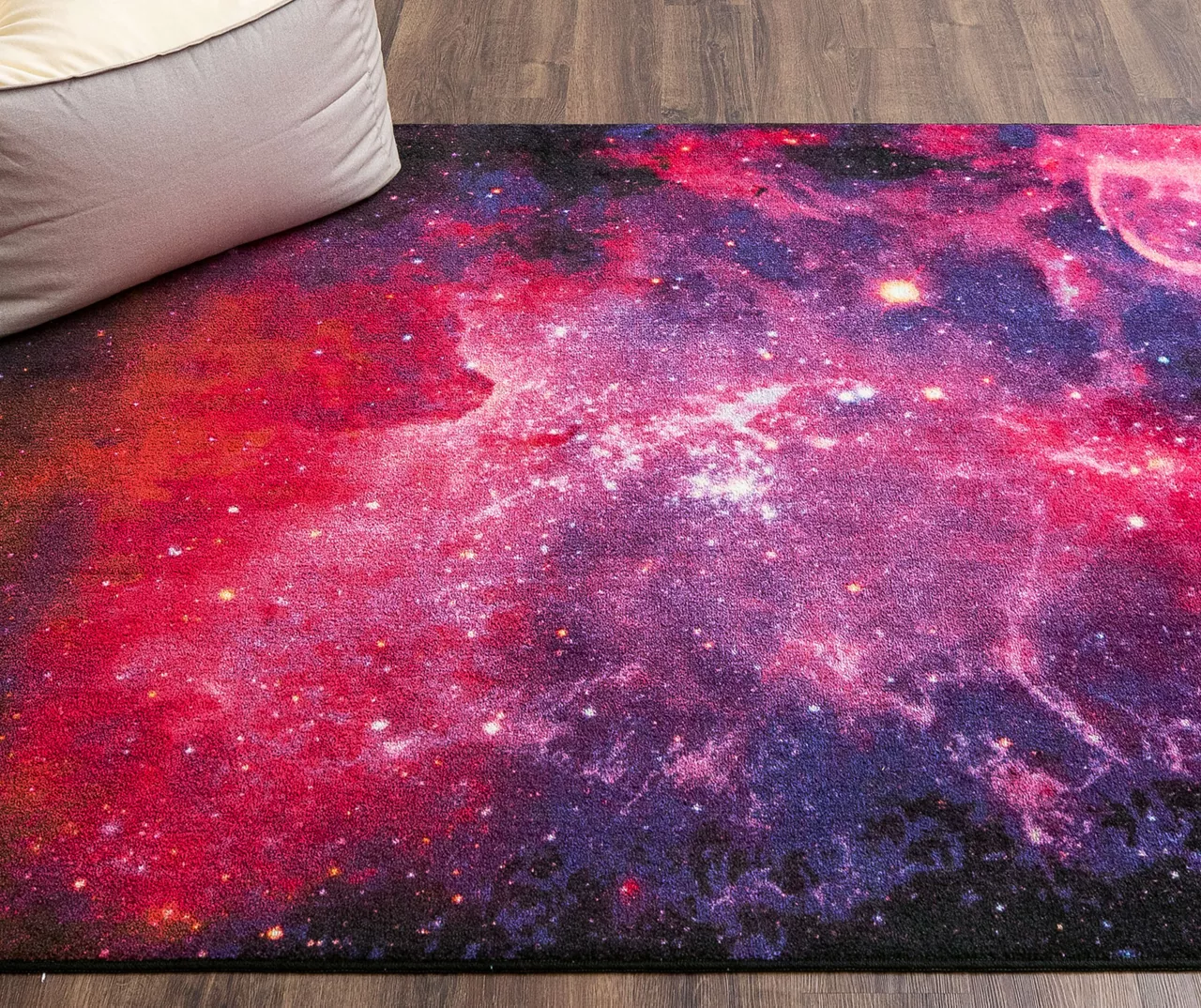 Solar Majesty Purple & Black Area Rug, (5' X 8') 9 Solar Majesty Purple & Black Area Rug, (5' X 8') - Image 9