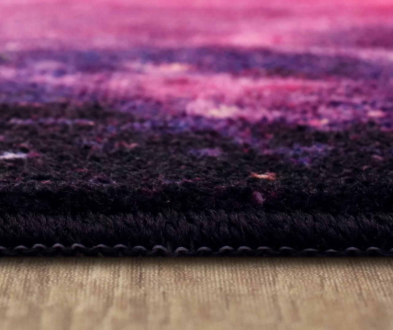 Solar Majesty Purple & Black Area Rug, (5' X 8') 8 Solar Majesty Purple & Black Area Rug, (5' X 8') - Image 8