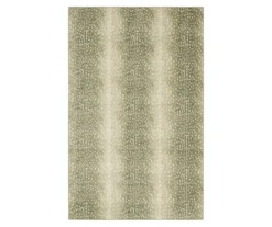 Taupe & Cream Antelope Print Area Rug, (4' X 6')