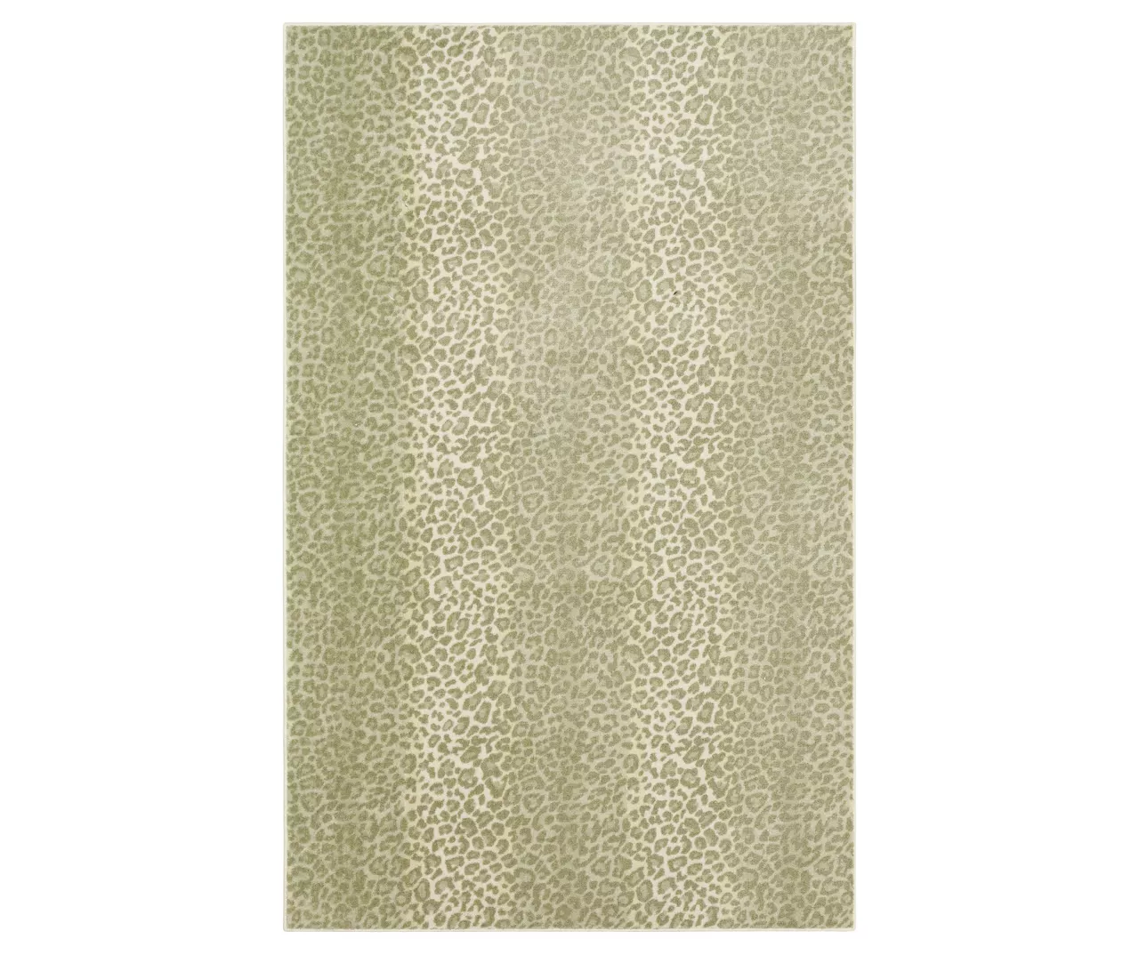 Beige & Taupe Leopard Print Area Rug, (4' X 6') 1 Beige & Taupe Leopard Print Area Rug, (4' X 6')