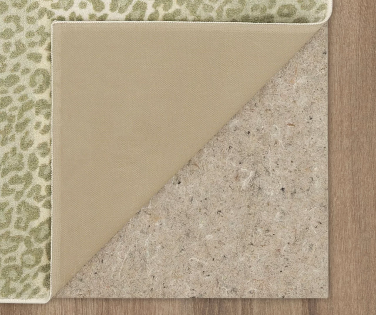 Beige & Taupe Leopard Print Area Rug, (4' X 6') 4 Beige & Taupe Leopard Print Area Rug, (4' X 6') - Image 4
