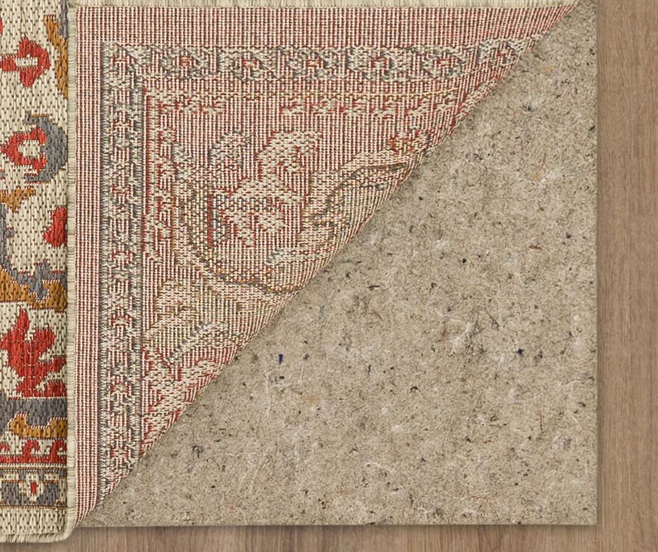 Coastal Desire Rust & Beige Ornamental Outdoor Area Rug, (8' X 10') 3 Coastal Desire Rust & Beige Ornamental Outdoor Area Rug, (8' X 10') - Image 3