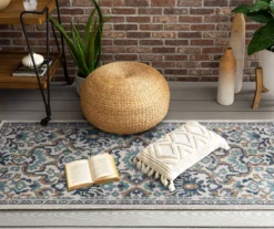 Coastal Desire Blue & Brown Ornamental Outdoor Area Rug, (2.5' X 6') 12 Coastal Desire Blue & Brown Ornamental Outdoor Area Rug, (2.5' X 6') -Carpet Promotion 810600833 A0 3