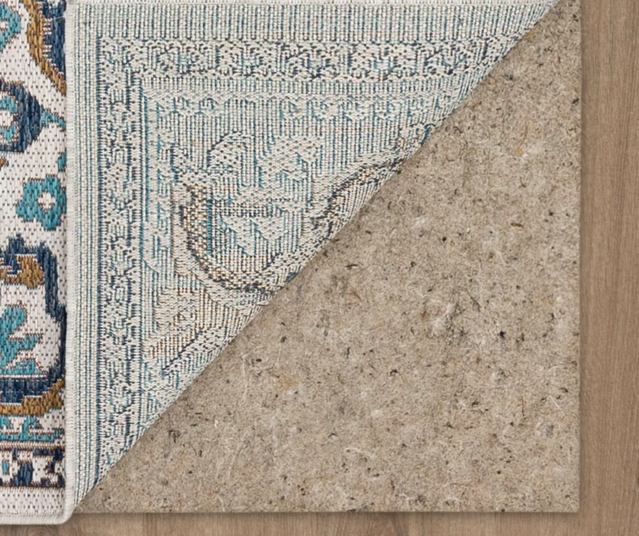 Coastal Desire Blue & Brown Ornamental Outdoor Area Rug, (8' X 10') 3 Coastal Desire Blue & Brown Ornamental Outdoor Area Rug, (8' X 10') - Image 3