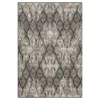 Paradise Grove Dark Gray & Tan Arabesque Outdoor Area Rug, (4' X 5.5')