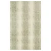 Cream & Gray Antelope Print Area Rug, (4' X 6')