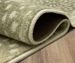 Cream & Gray Antelope Print Area Rug, (4' X 6') -Carpet Promotion 810600858 A8 5