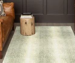 Cream & Gray Antelope Print Area Rug, (5' X 8') -Carpet Promotion 810600859 A0 3