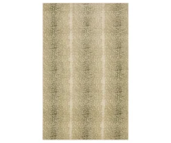 Brown & Ivory Antelope Print Area Rug, (5' X 8')