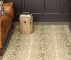 Brown & Ivory Antelope Print Area Rug, (5' X 8') -Carpet Promotion 810600864 A0 3