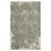 Maisie Gray & White Geometric Area Rug, (4' X 6')