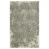 Maisie Gray & White Geometric Area Rug, (5' X 8')